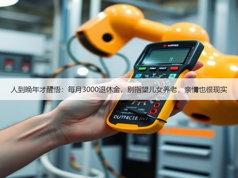 人到晚年才醒悟：每月3000退休金，别指望儿女养老，亲情也很现实