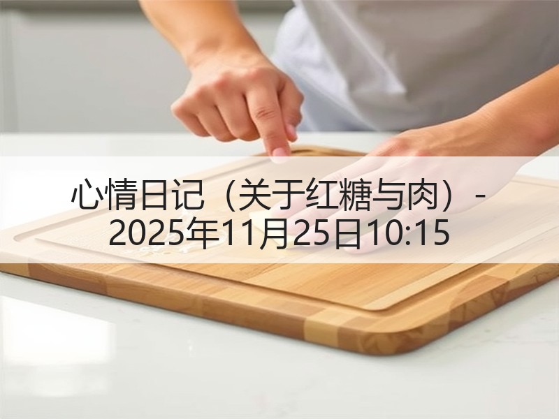 心情日记（关于红糖与肉）-2025年11月25日10:15