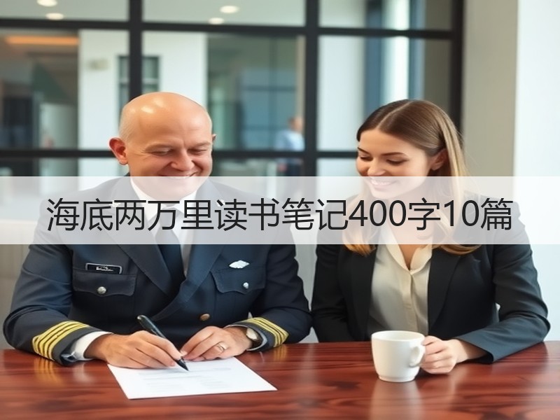 海底两万里读书笔记400字10篇