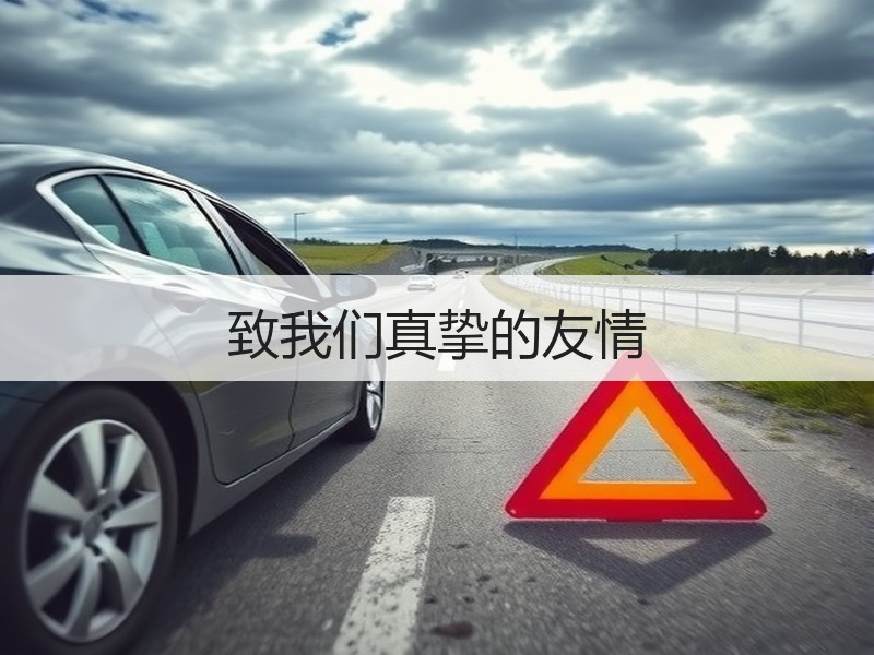 致我们真挚的友情