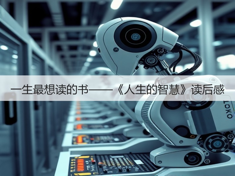 一生最想读的书——《人生的智慧》读后感