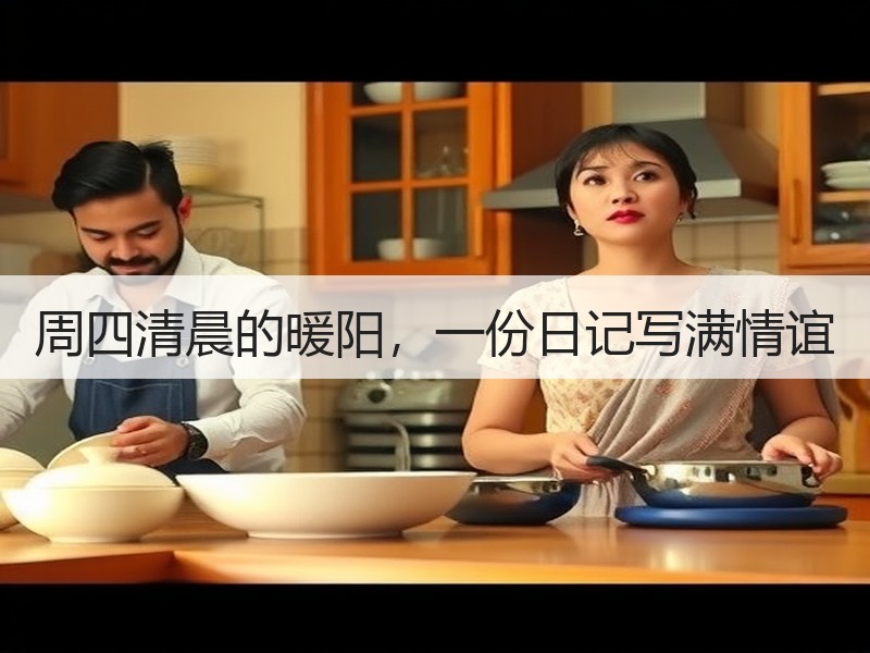 周四清晨的暖阳，一份日记写满情谊