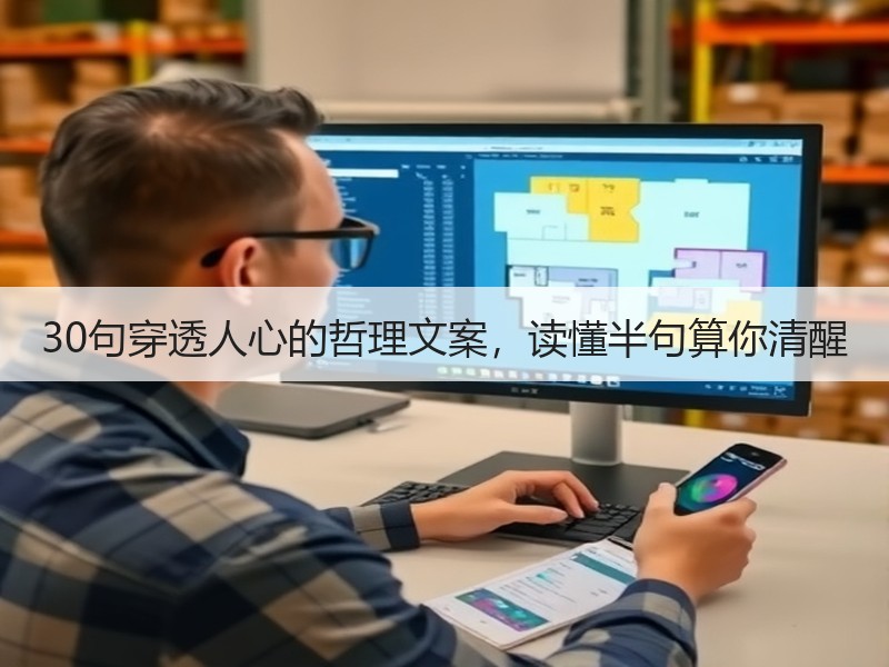 30句穿透人心的哲理文案，读懂半句算你清醒