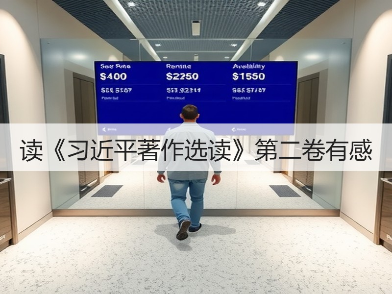 读《习近平著作选读》第二卷有感