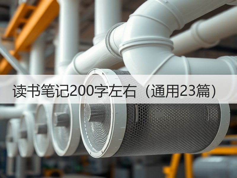 读书笔记200字左右（通用23篇）