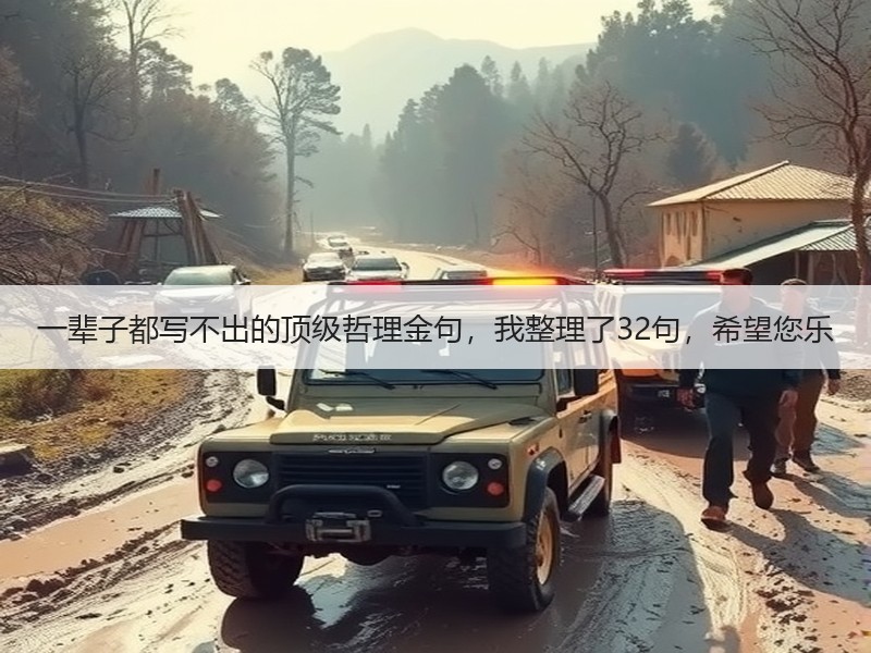 一辈子都写不出的顶级哲理金句，我整理了32句，希望您乐