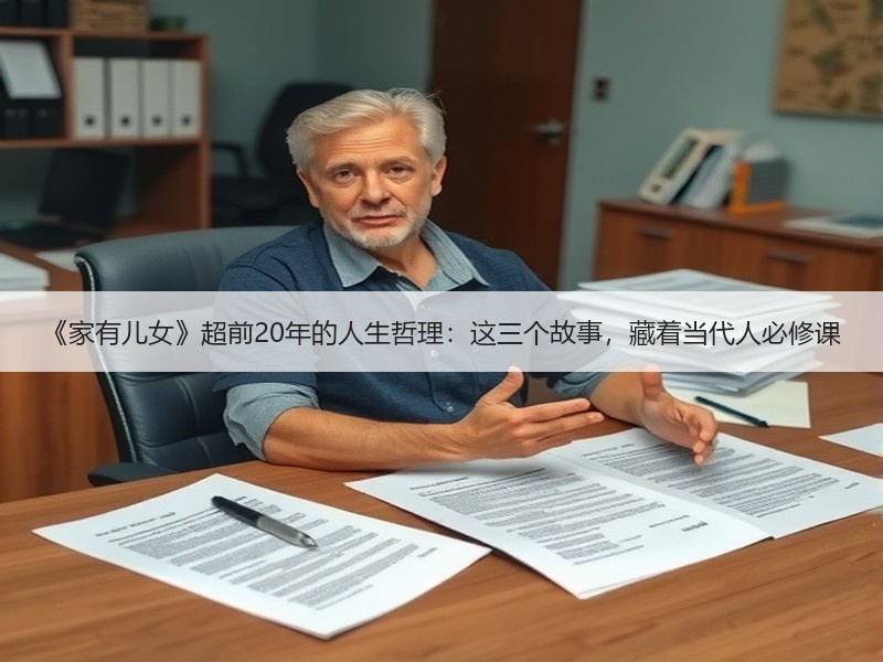 《家有儿女》超前20年的人生哲理：这三个故事，藏着当代人必修课
