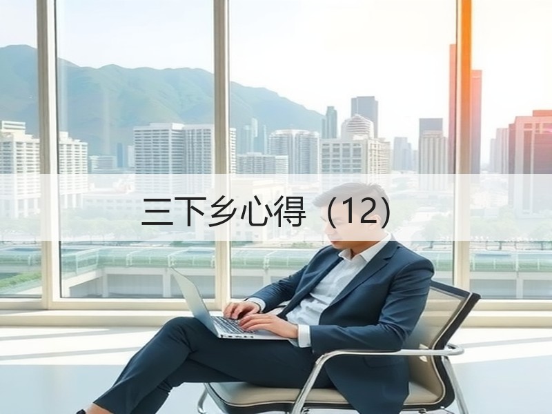 三下乡心得（12）
