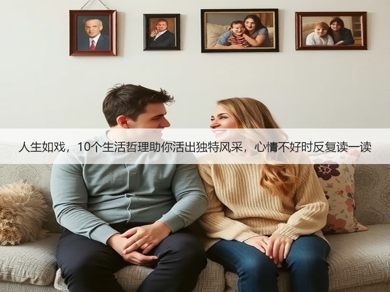 人生如戏，10个生活哲理助你活出独特风采，心情不好时反复读一读