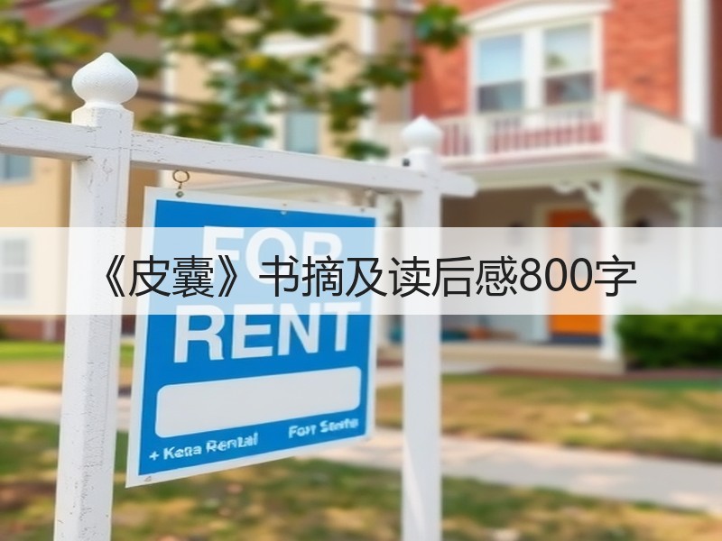 《皮囊》书摘及读后感800字