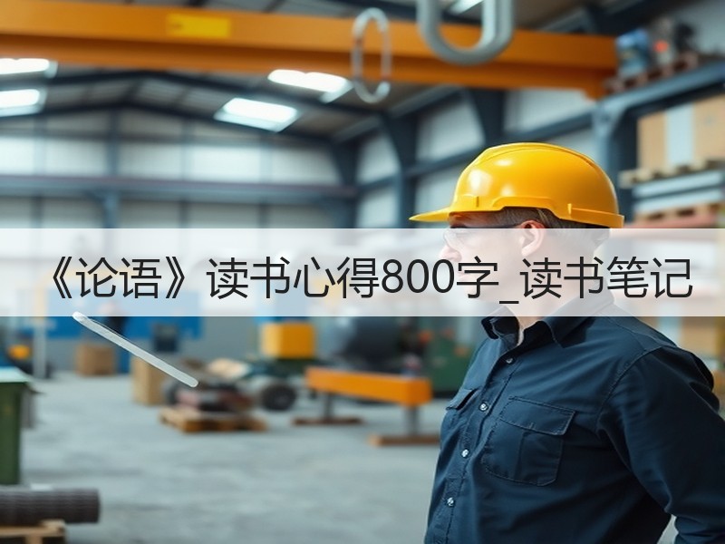 《论语》读书心得800字_读书笔记