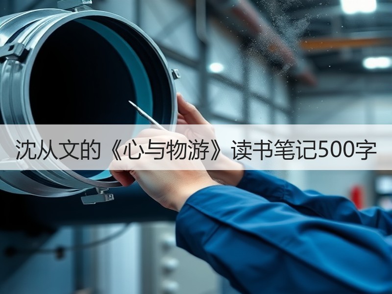 沈从文的《心与物游》读书笔记500字