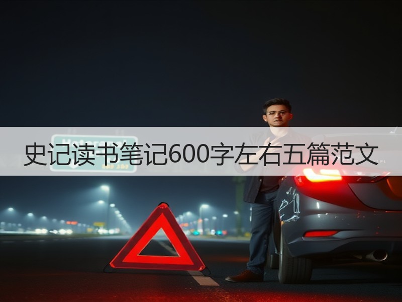 史记读书笔记600字左右五篇范文