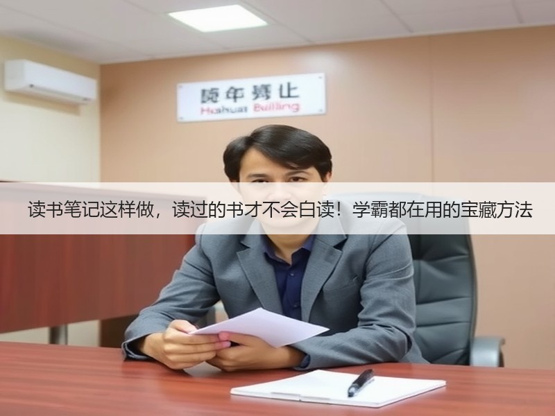  读书笔记这样做，读过的书才不会白读！学霸都在用的宝藏方法