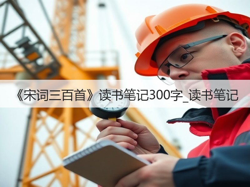 《宋词三百首》读书笔记300字_读书笔记