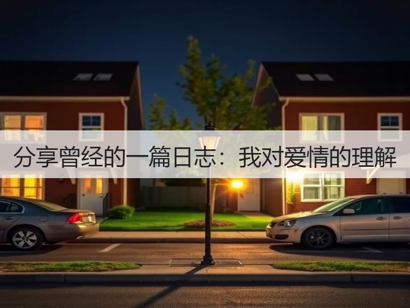 分享曾经的一篇日志：我对爱情的理解