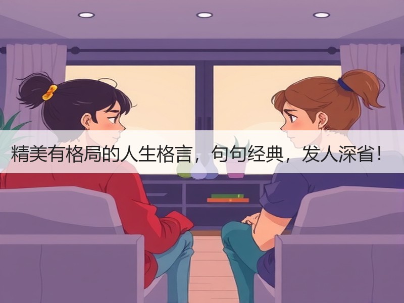 精美有格局的人生格言，句句经典，发人深省！