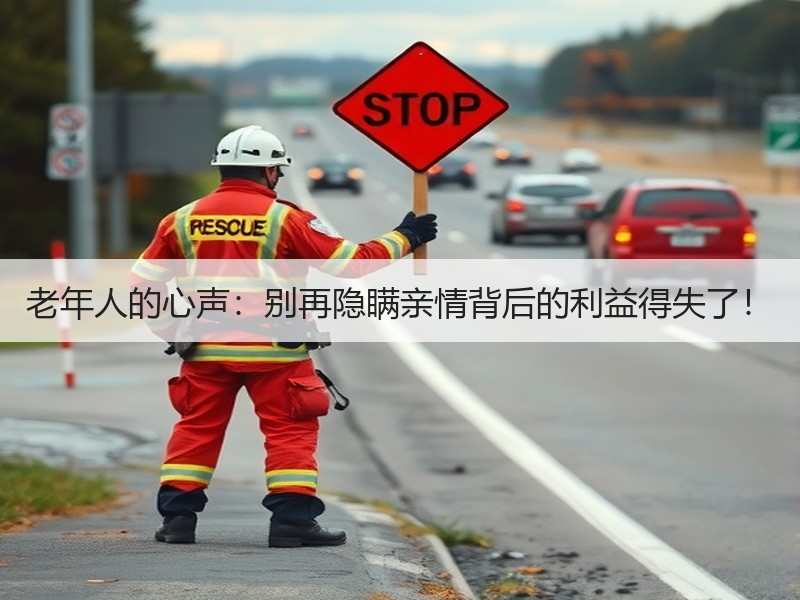 老年人的心声：别再隐瞒亲情背后的利益得失了！