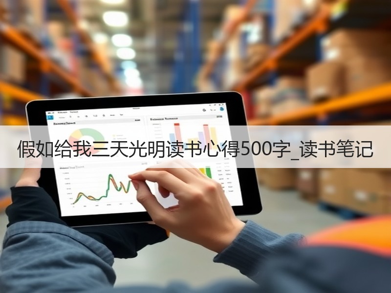 假如给我三天光明读书心得500字_读书笔记