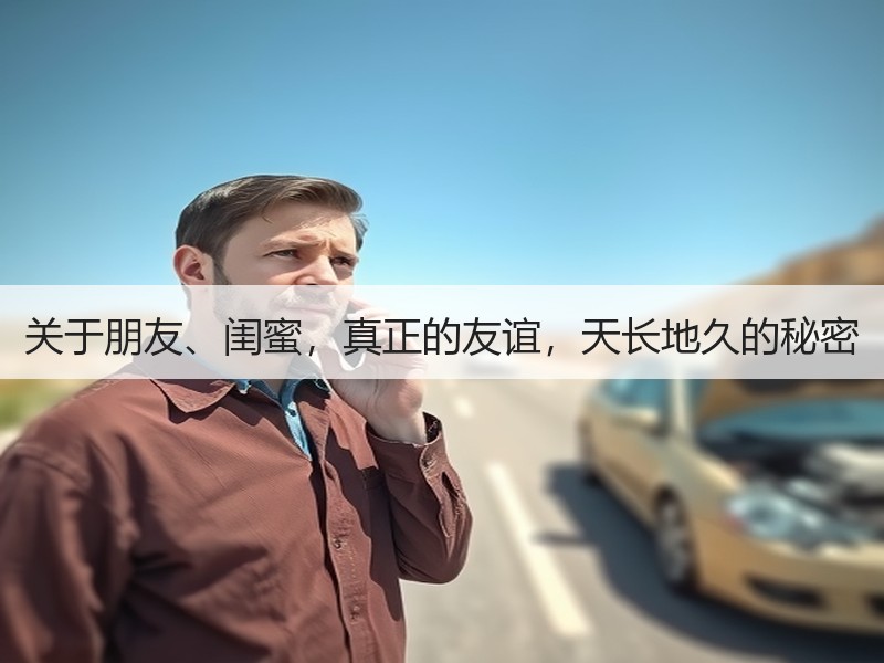 关于朋友、闺蜜，真正的友谊，天长地久的秘密