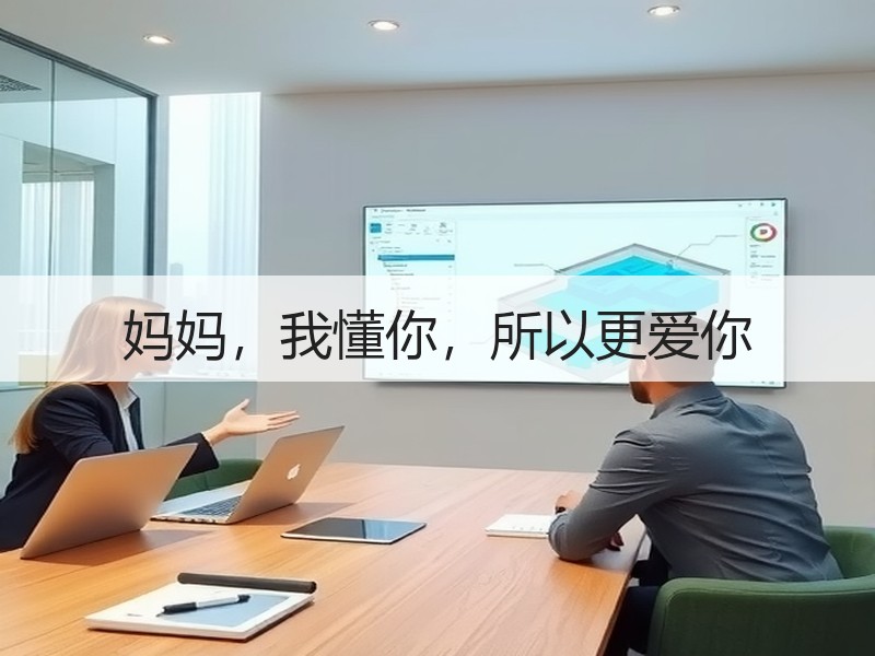 妈妈，我懂你，所以更爱你