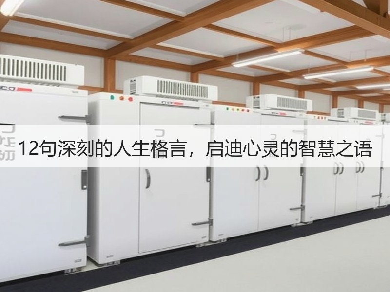 12句深刻的人生格言，启迪心灵的智慧之语