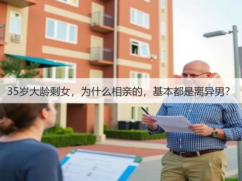 35岁大龄剩女，为什么相亲的，基本都是离异男？