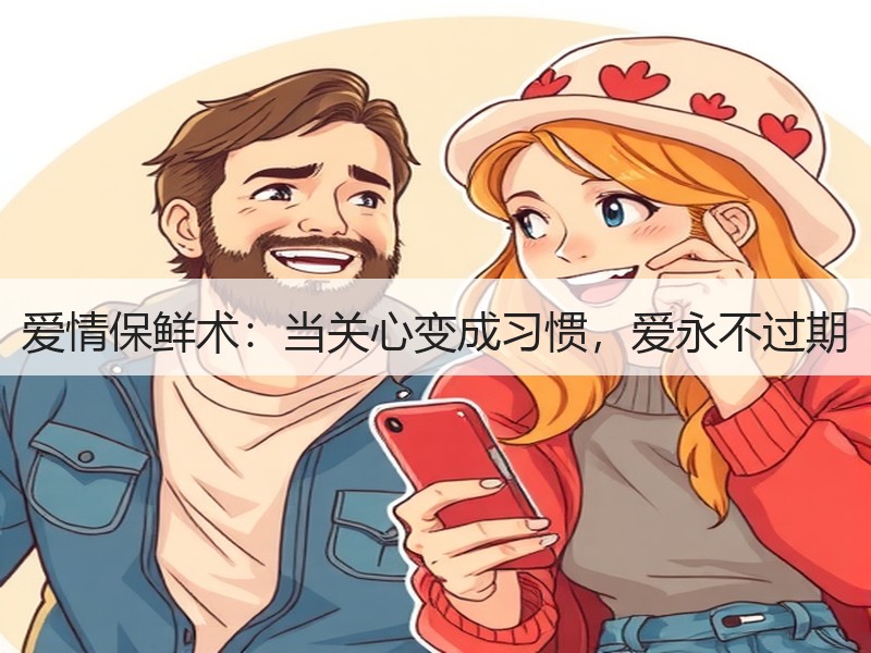 爱情保鲜术：当关心变成习惯，爱永不过期