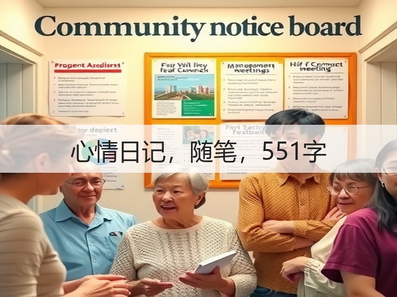 心情日记，随笔，551字