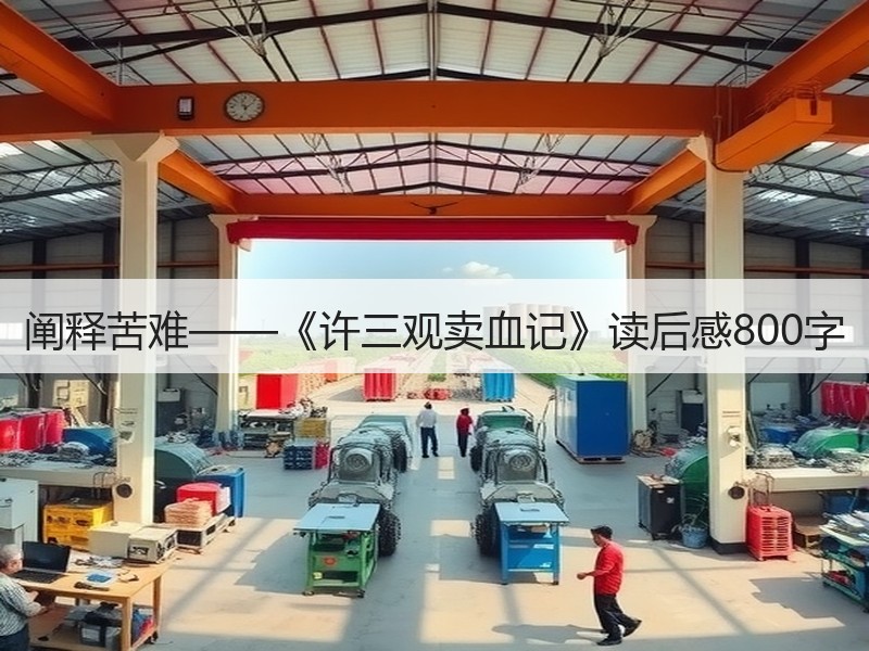阐释苦难——《许三观卖血记》读后感800字