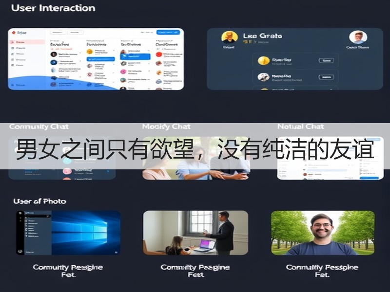 男女之间只有欲望，没有纯洁的友谊