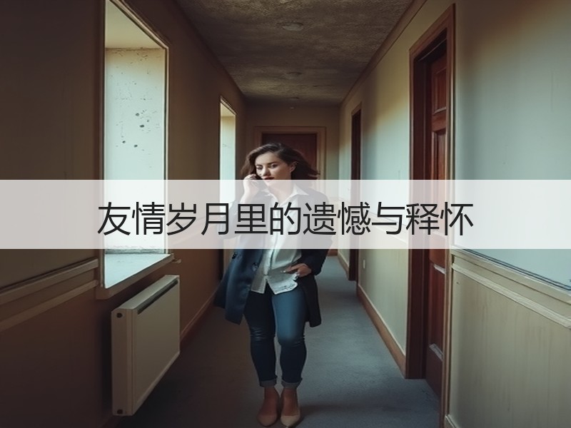 友情岁月里的遗憾与释怀