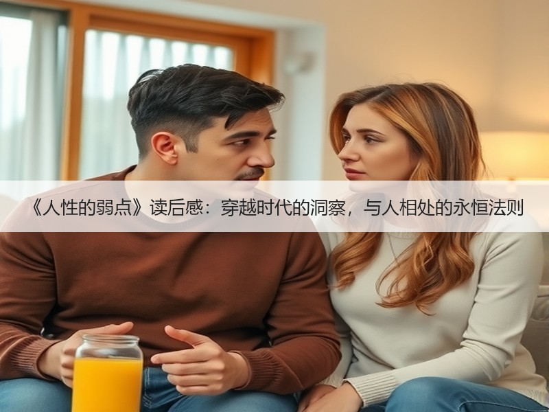 《人性的弱点》读后感：穿越时代的洞察，与人相处的永恒法则