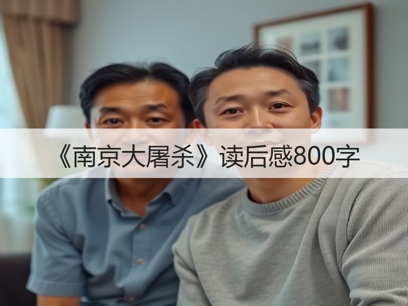 《南京大屠杀》读后感800字