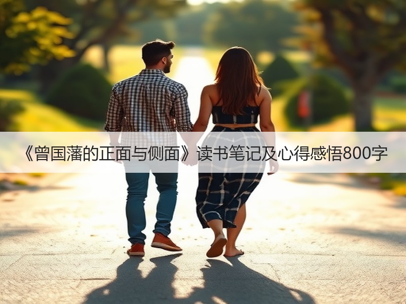 《曾国藩的正面与侧面》读书笔记及心得感悟800字