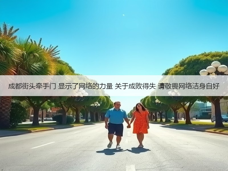 成都街头牵手门 显示了网络的力量 关于成败得失 请敬畏网络洁身自好