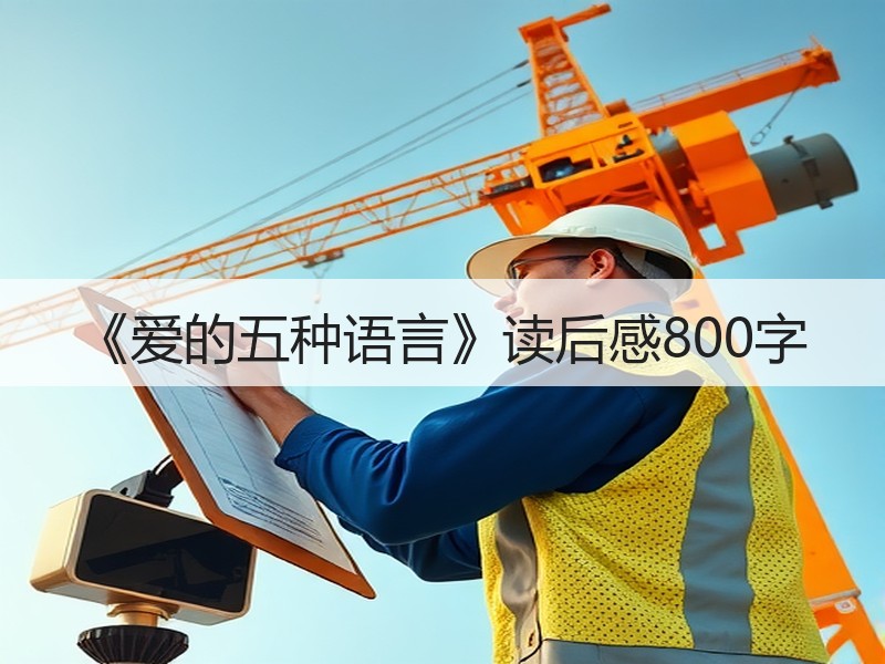 《爱的五种语言》读后感800字