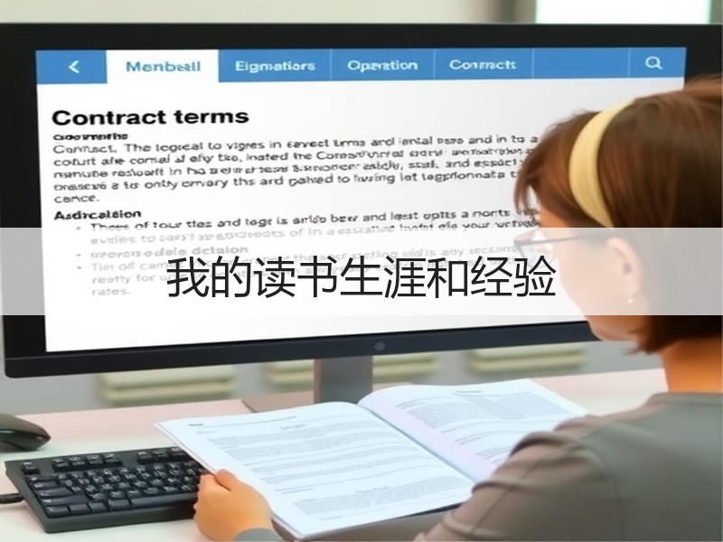 我的读书生涯和经验