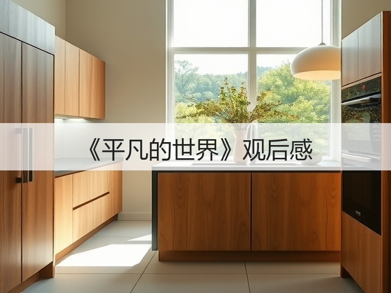 《平凡的世界》观后感