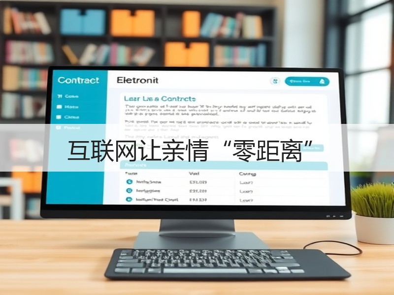 互联网让亲情“零距离”