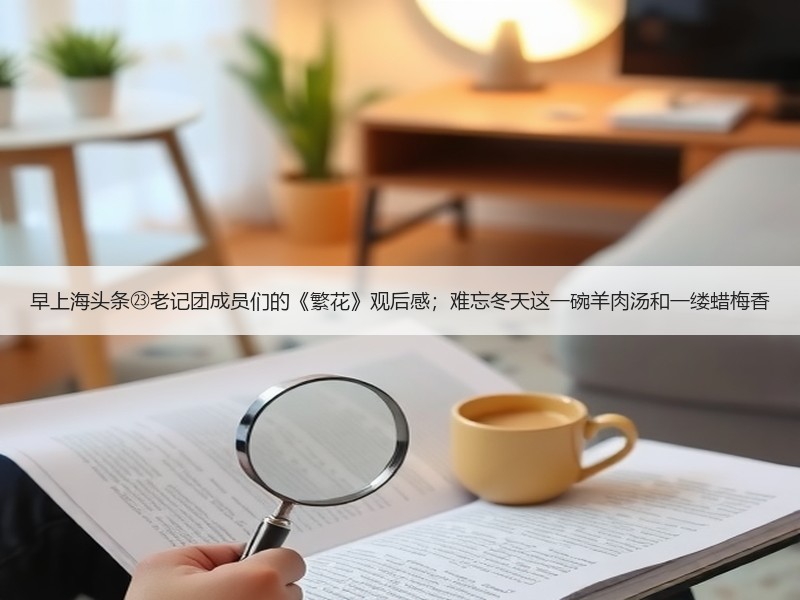 早上海头条㉓老记团成员们的《繁花》观后感；难忘冬天这一碗羊肉汤和一缕蜡梅香