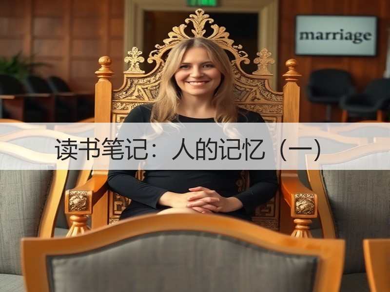 读书笔记：人的记忆（一）