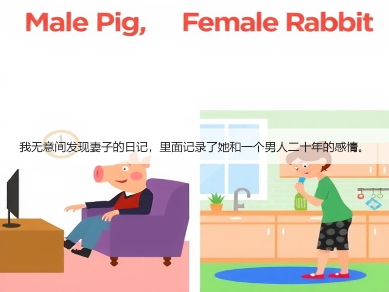 我无意间发现妻子的日记，里面记录了她和一个男人二十年的感情。