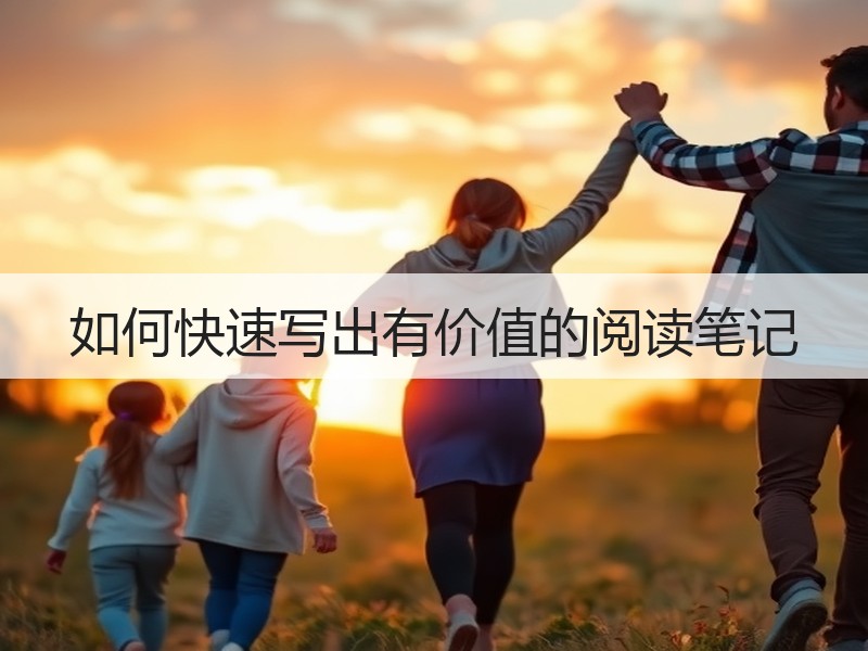 如何快速写出有价值的阅读笔记