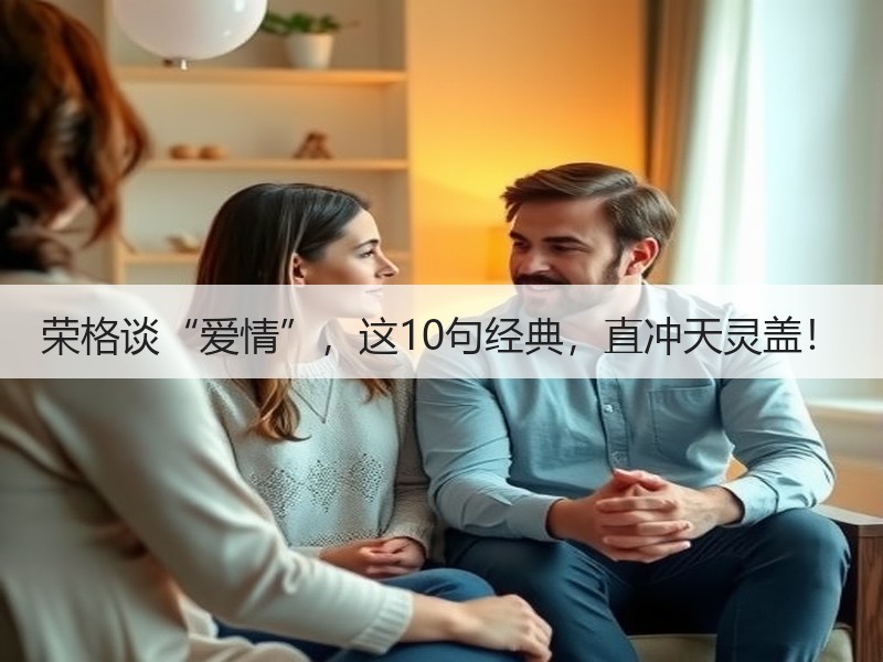 荣格谈“爱情”，这10句经典，直冲天灵盖！