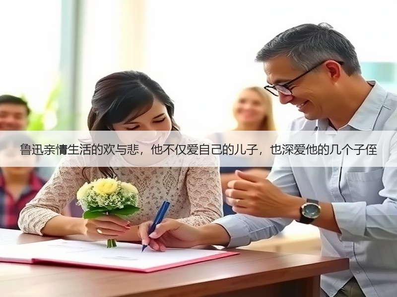鲁迅亲情生活的欢与悲，他不仅爱自己的儿子，也深爱他的几个子侄