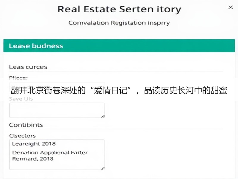 翻开北京街巷深处的“爱情日记”，品读历史长河中的甜蜜