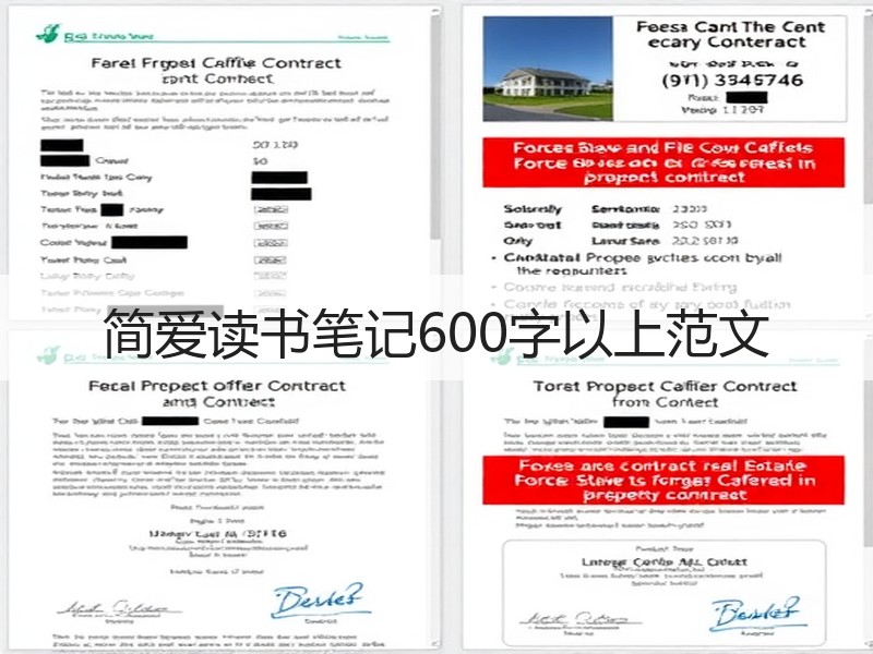 简爱读书笔记600字以上范文