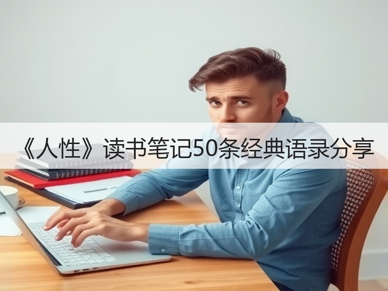 《人性》读书笔记50条经典语录分享