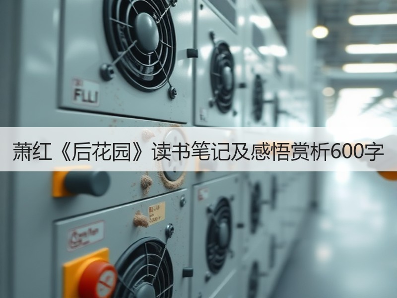 萧红《后花园》读书笔记及感悟赏析600字